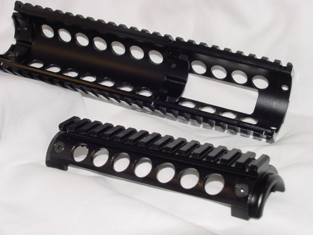 MCTAR 17X Four Picatinny Rail Handguard, Extended CAR Length